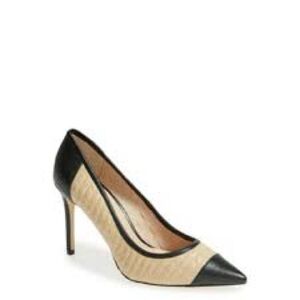 Louise et Cie Black and Cream Flats